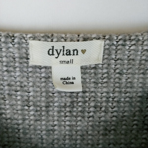Dylan by True Grit Sweater Womens S Relaxed V-Neck Long Sleeve Fleece Knit - Picture 2 of 7